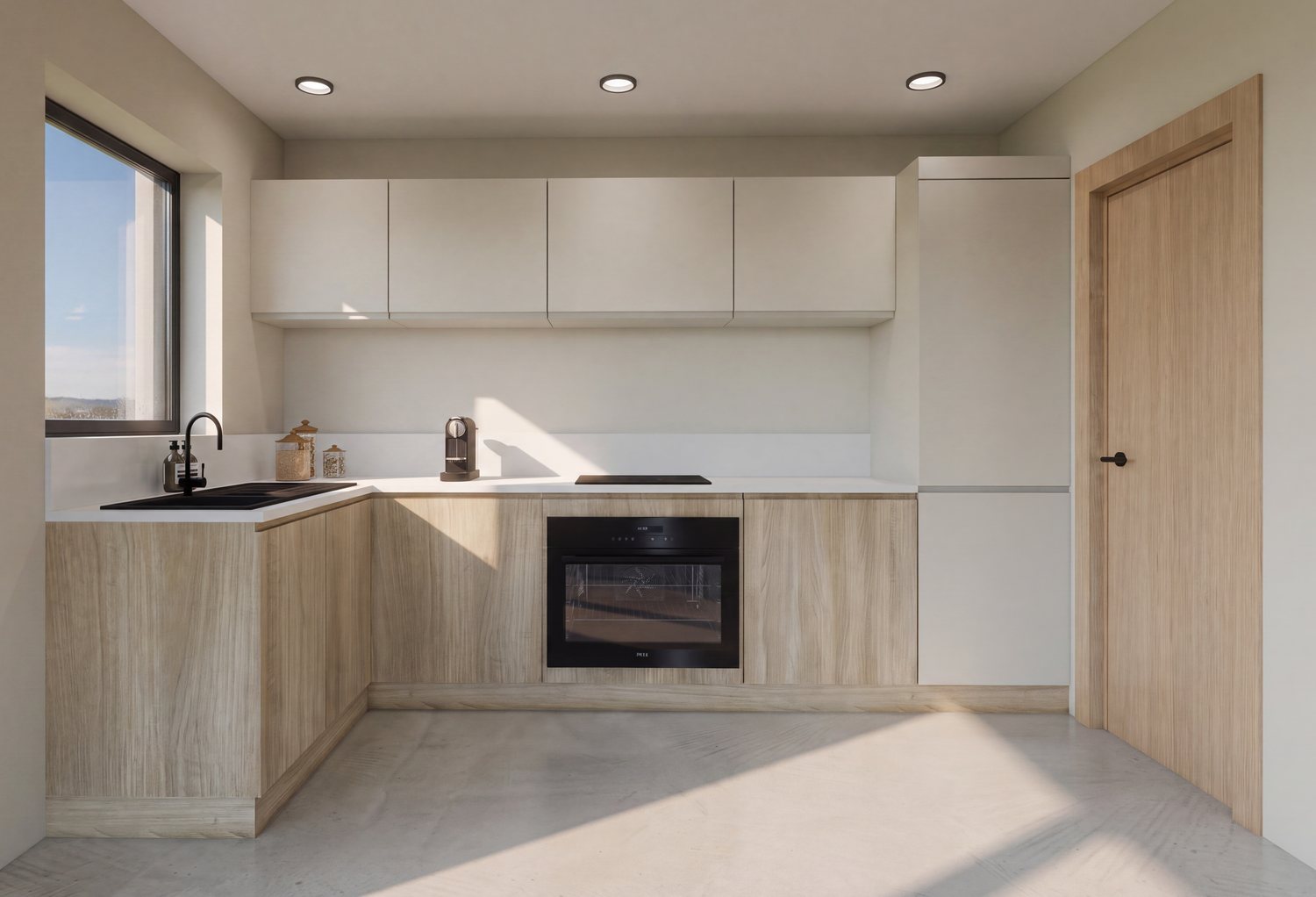 Cuisine et coin repas, projet Saint-Symphorien
