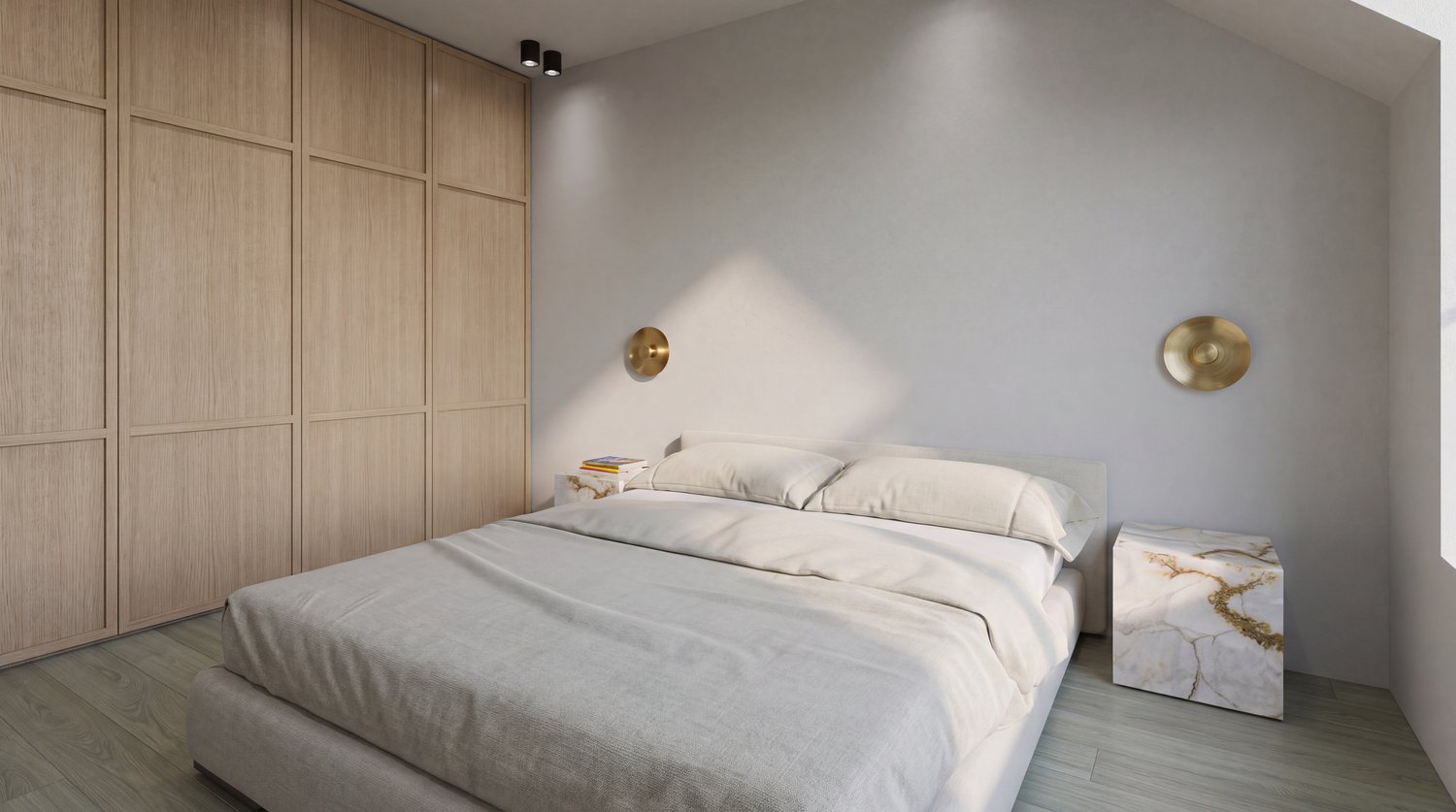 Chambre parentale apaisante au design épuré